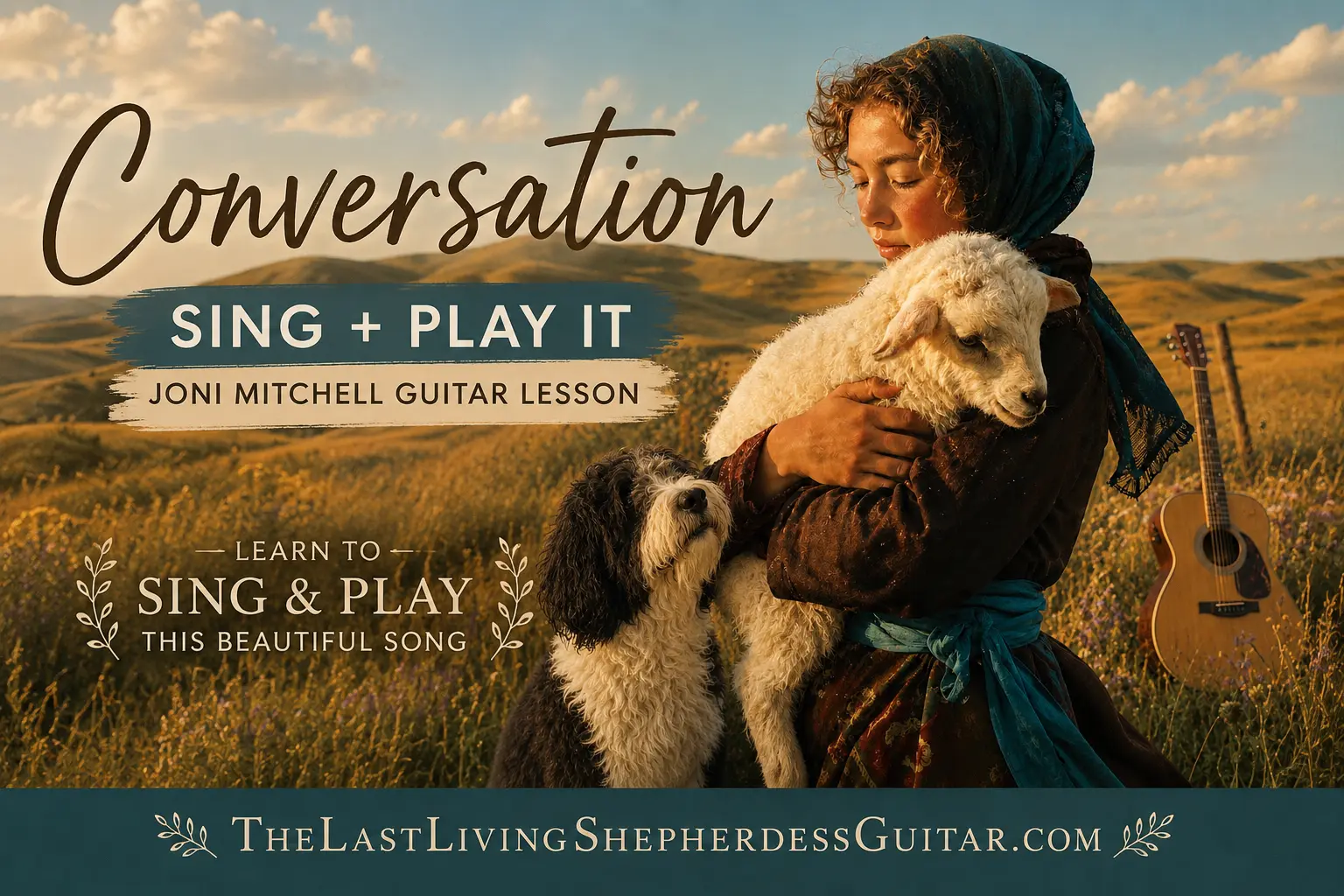 Lesson cover for Conversation by Joni Mitchell