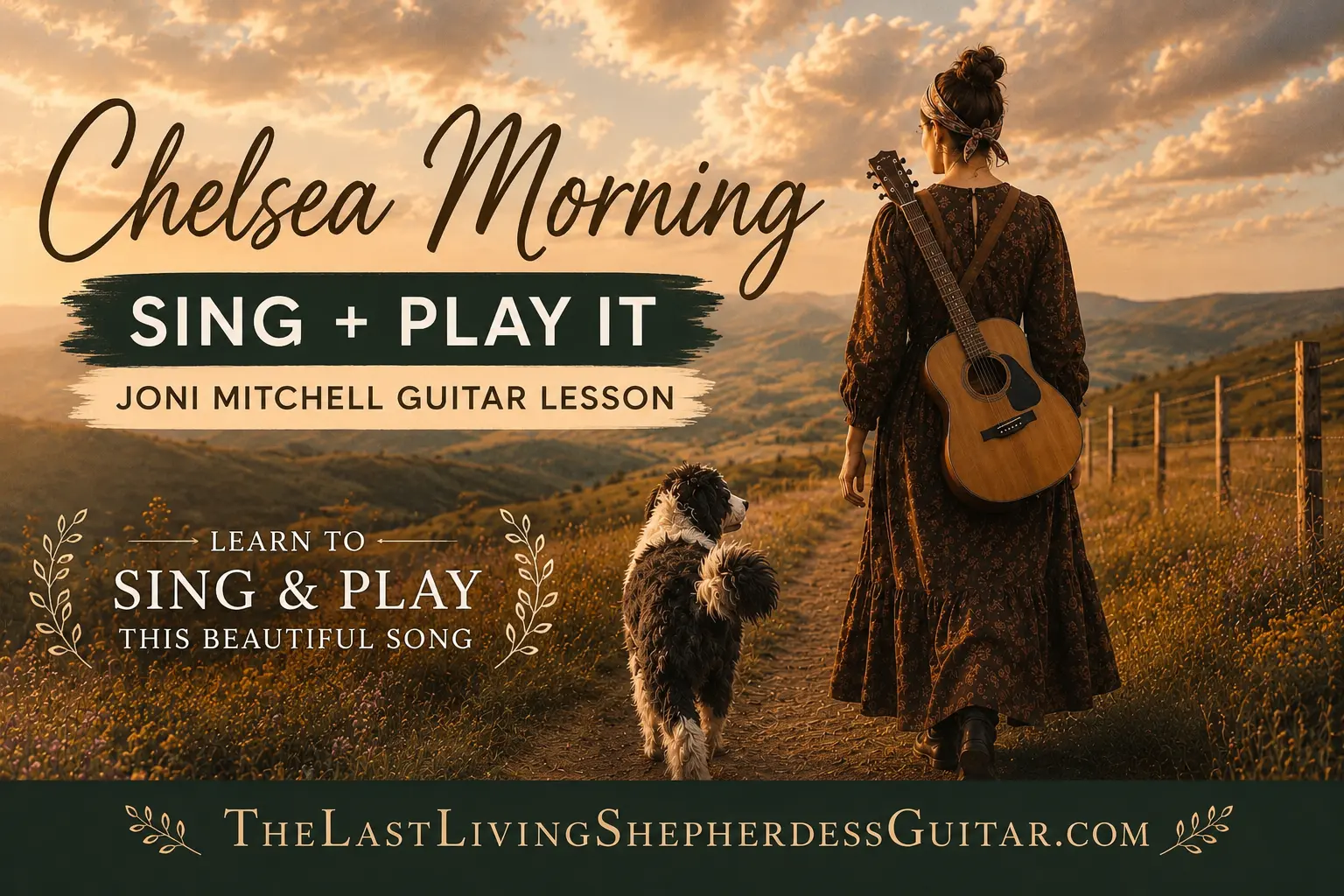 Lesson cover for Chelsea Morning by Joni Mitchell