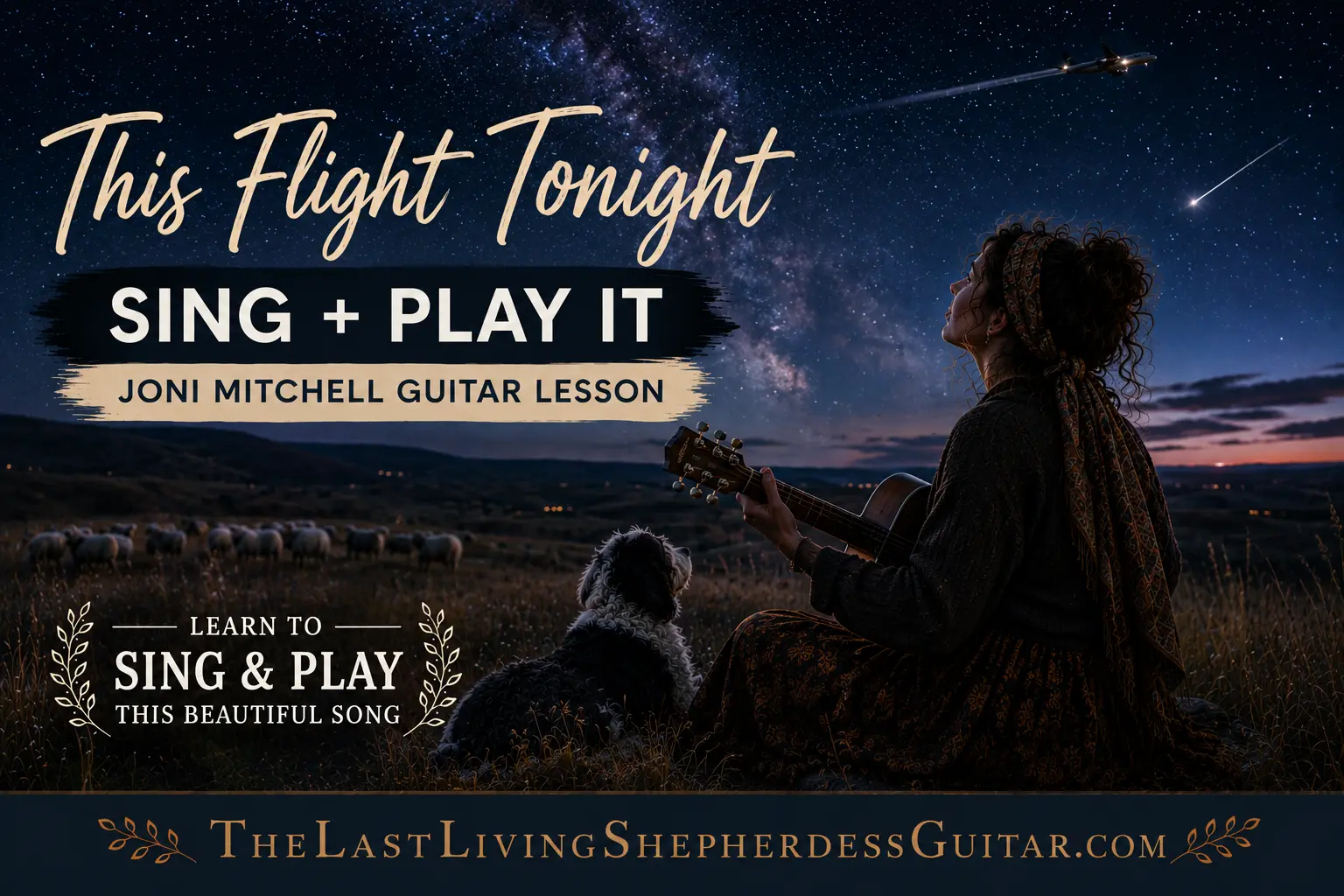 Lesson cover for This Flight Tonight by Joni Mitchell