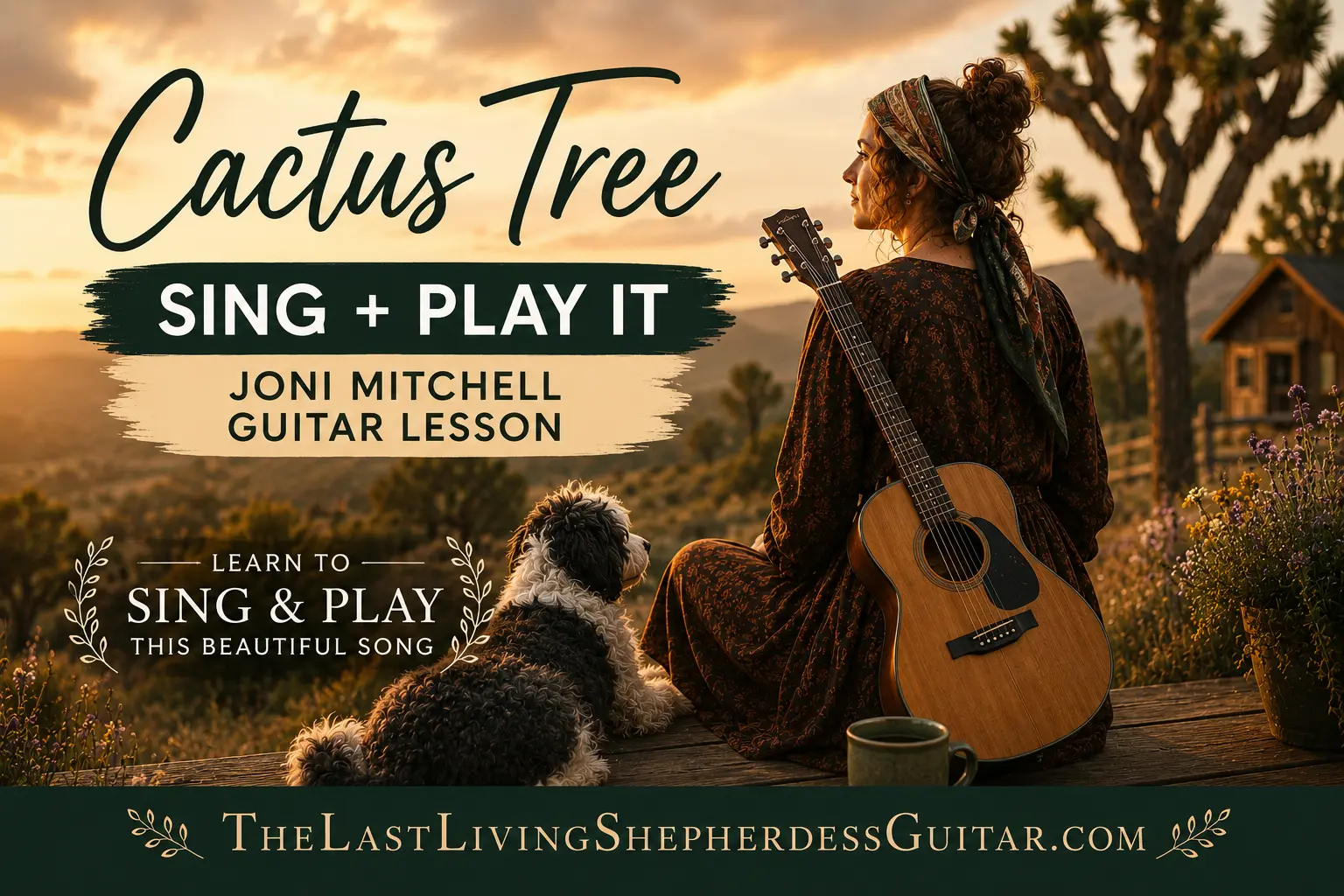 Lesson cover for Cactus Tree by Joni Mitchell